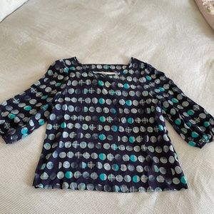 Silk top. HD in Paris from Anthropologie. Size S.